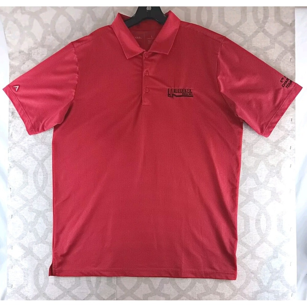Antigua Polo Shirt Mens Large‎ Red Short Sleeves